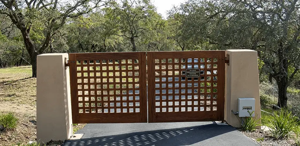 Driveway gate installation for a residential property in Denver, CO